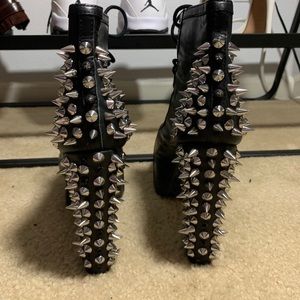 Jeffrey Campbell Spiked Lita Platform Boots